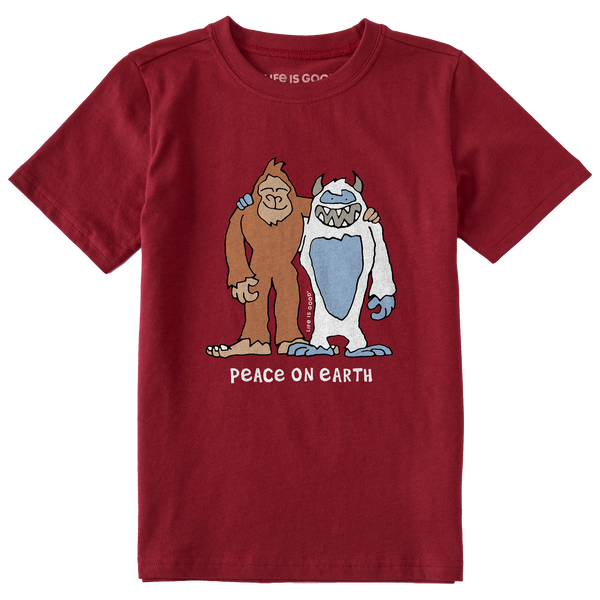 Kids Crusher Tee - Bigfoot & Yeti Peace