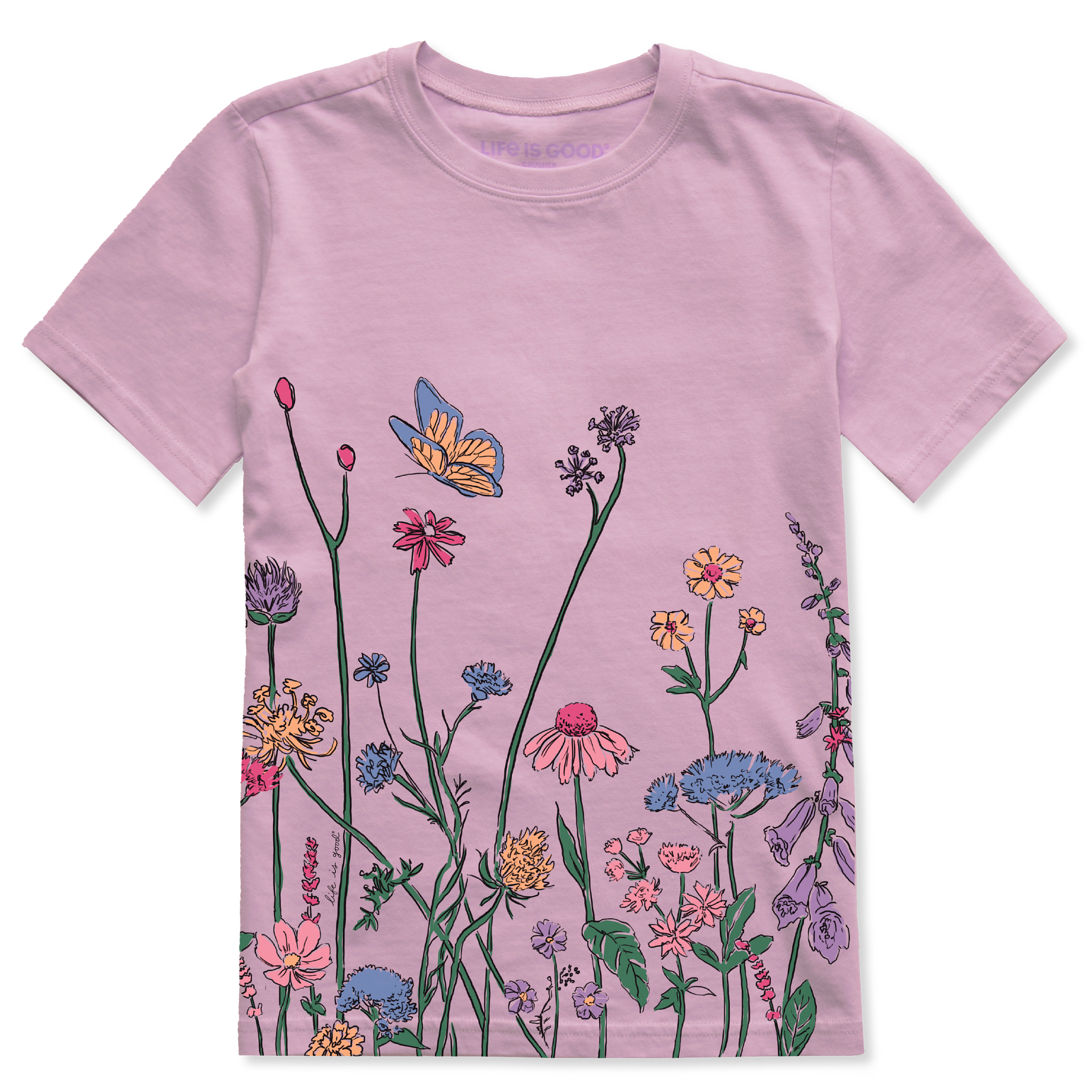 Kids Crusher Tee - Wildflower Garden