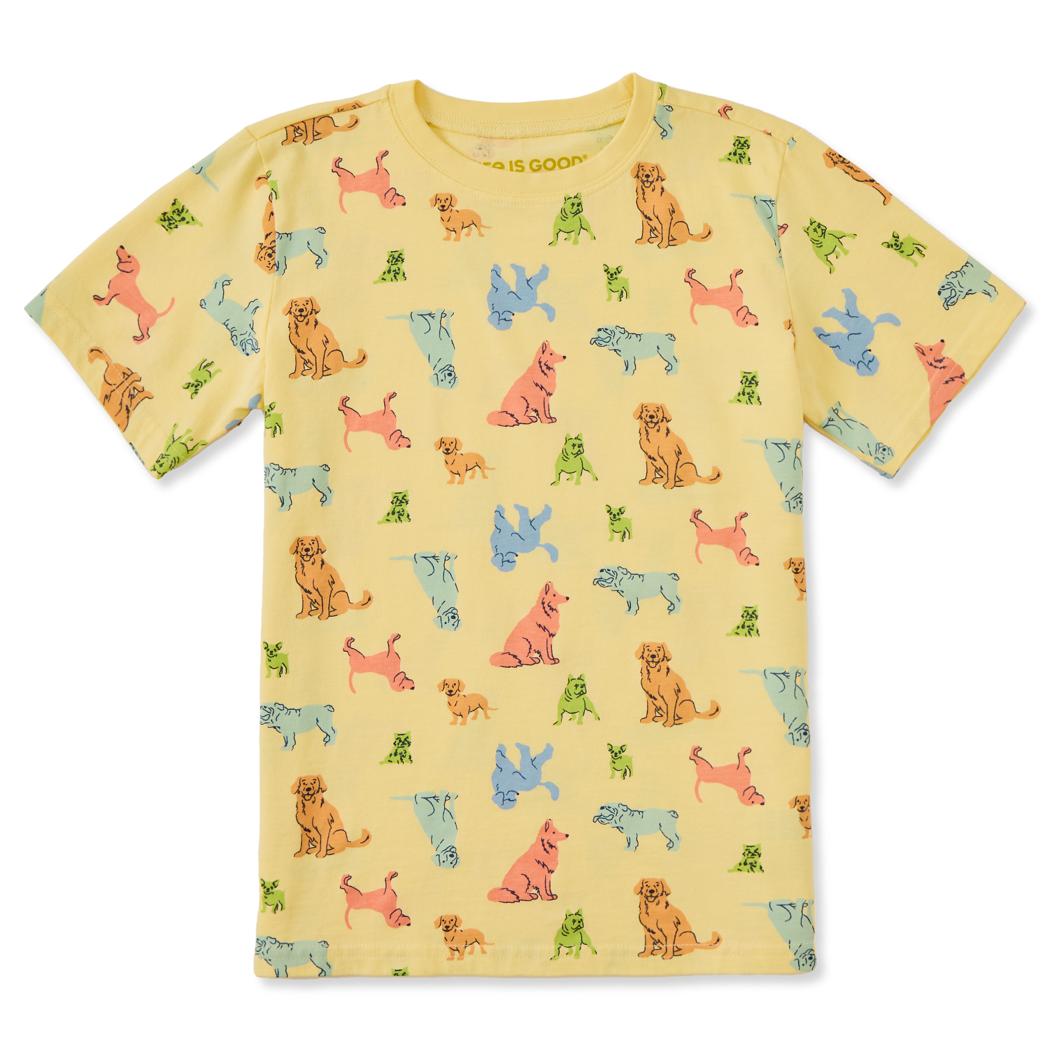 Kids ALL OVER PRINT Crusher - Playful Dog