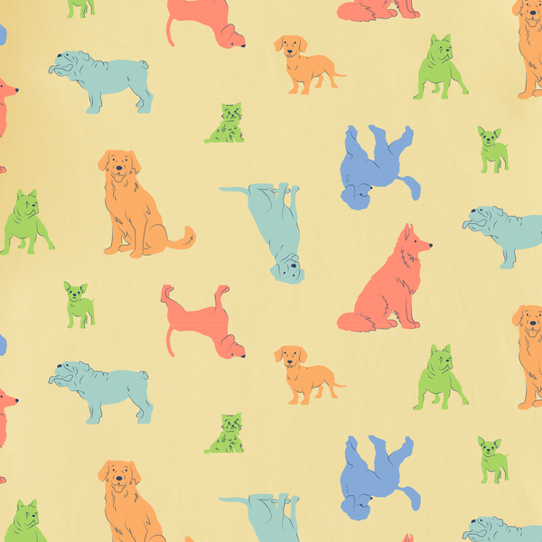 Kids ALL OVER PRINT Crusher - Playful Dog