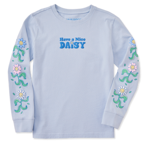 Kids Crusher Long Sleeve Tee - Have a Nice Daisy