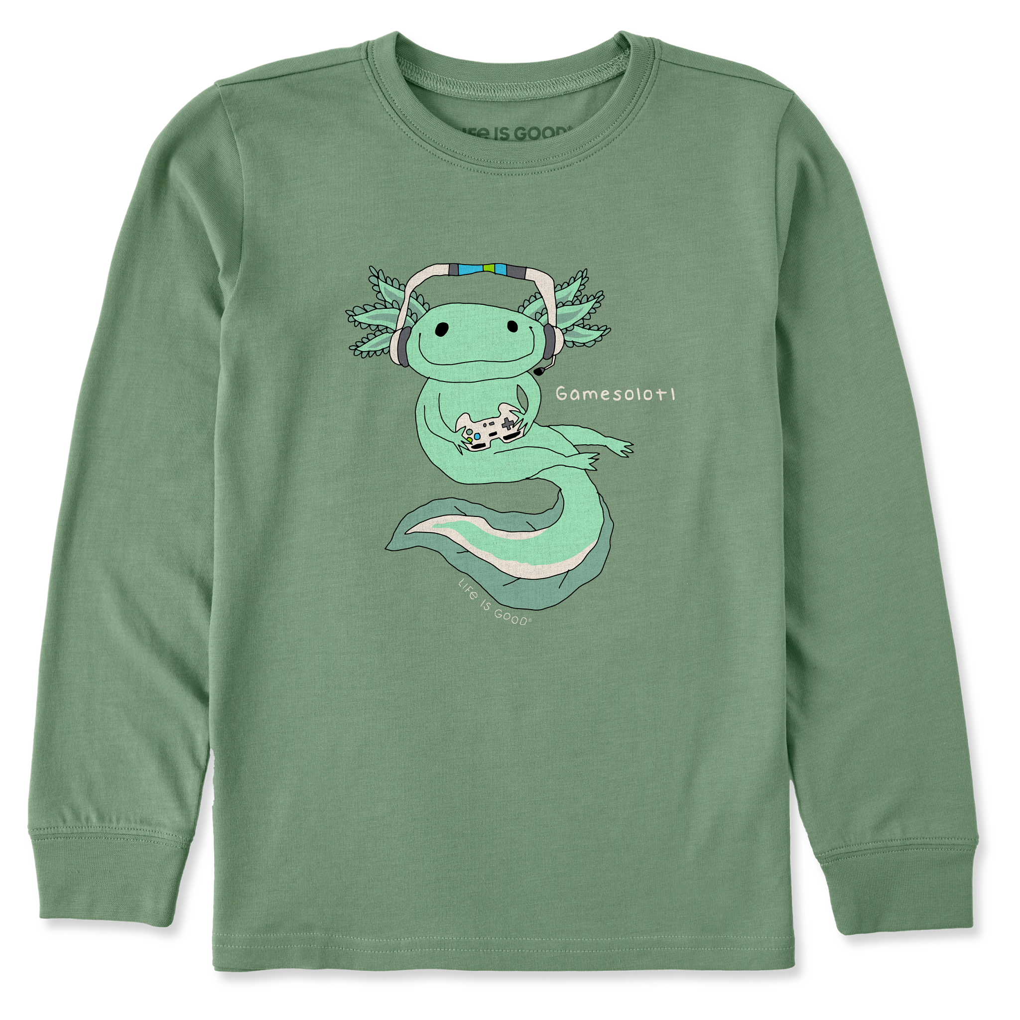 Kids Crusher Long Sleeve Tee - Gamesolotl
