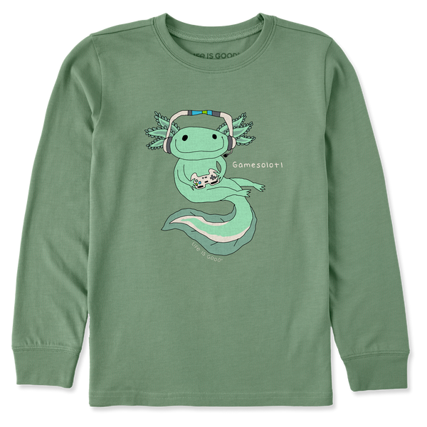 Kids Crusher Long Sleeve Tee - Gamesolotl