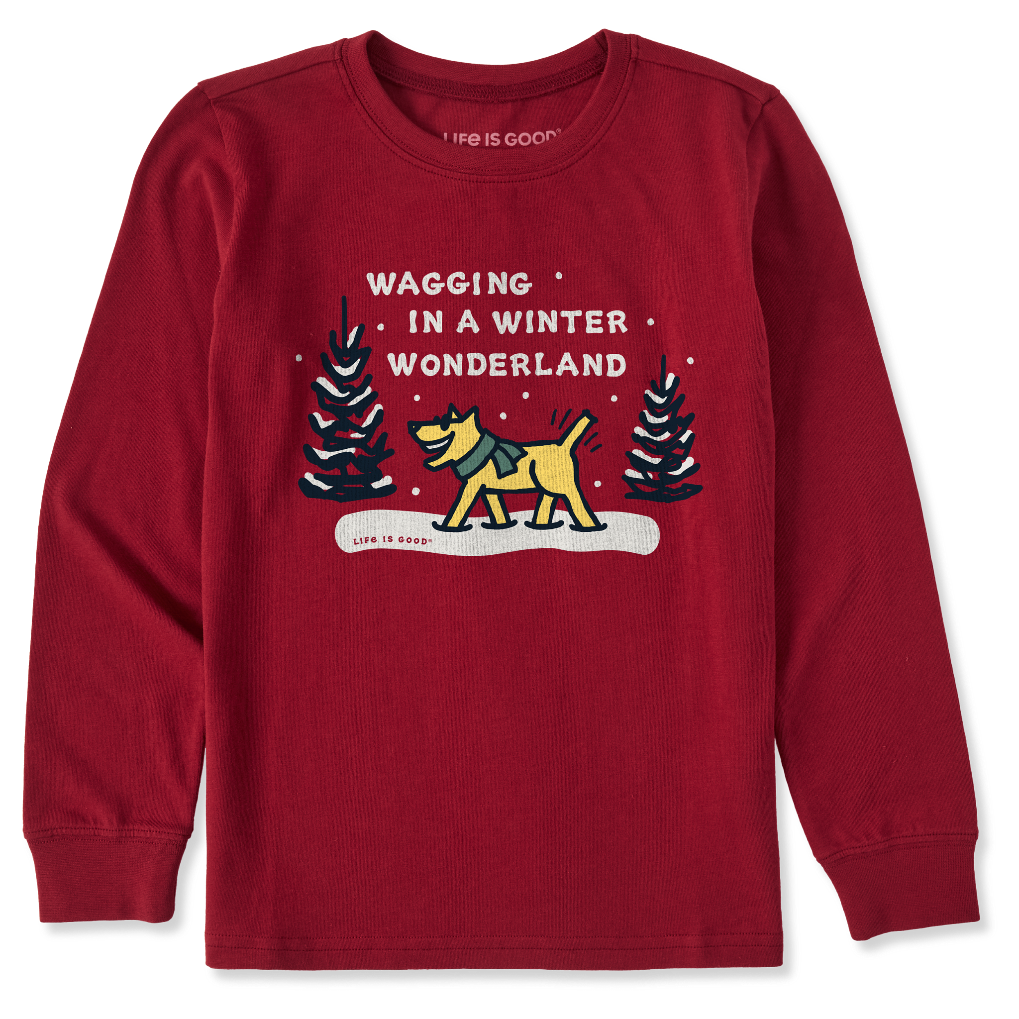 Kids Crusher Long Sleeve Tee - Wagging Wonderland
