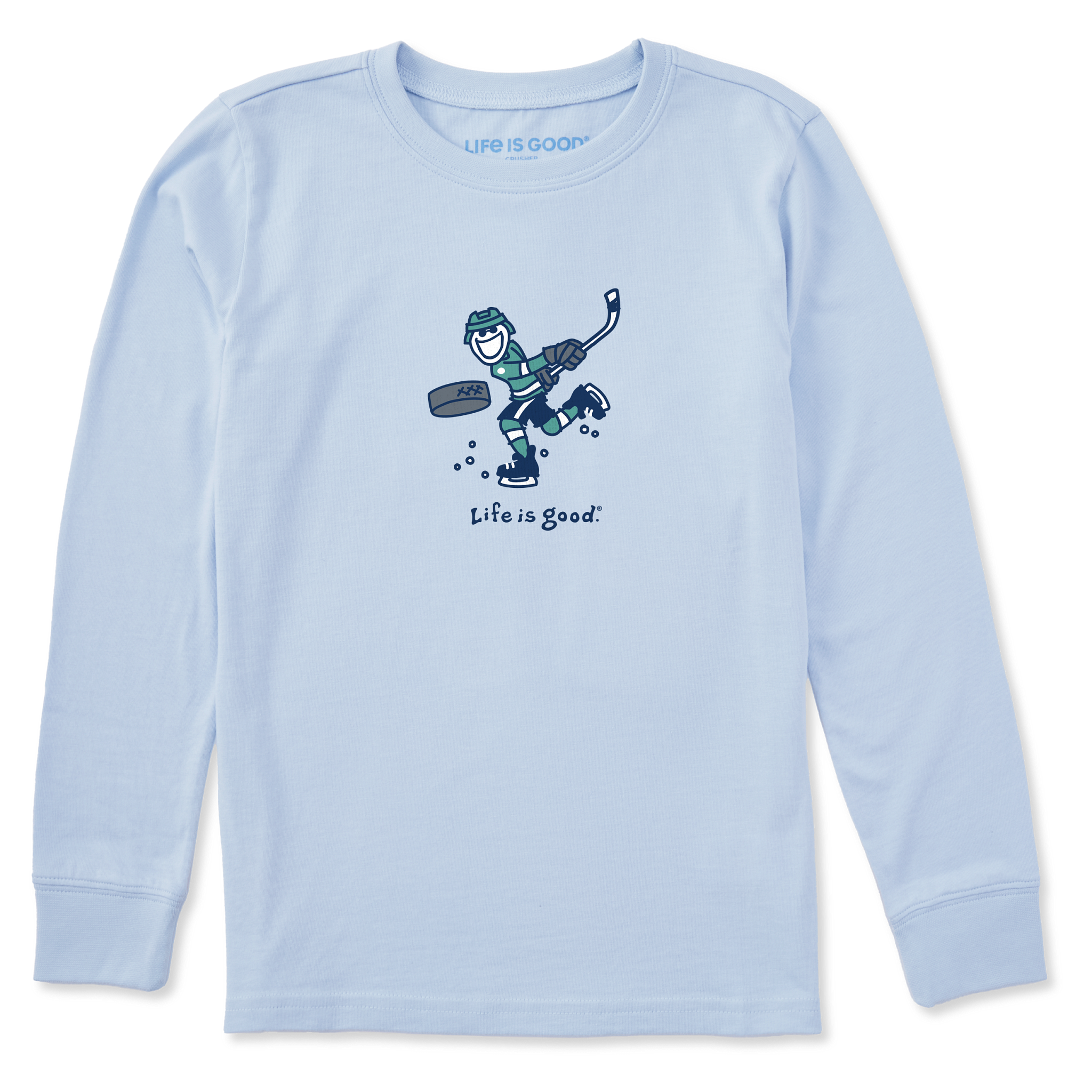 Kids Crusher Long Sleeve Tee - Jake Slap Shot Hockey