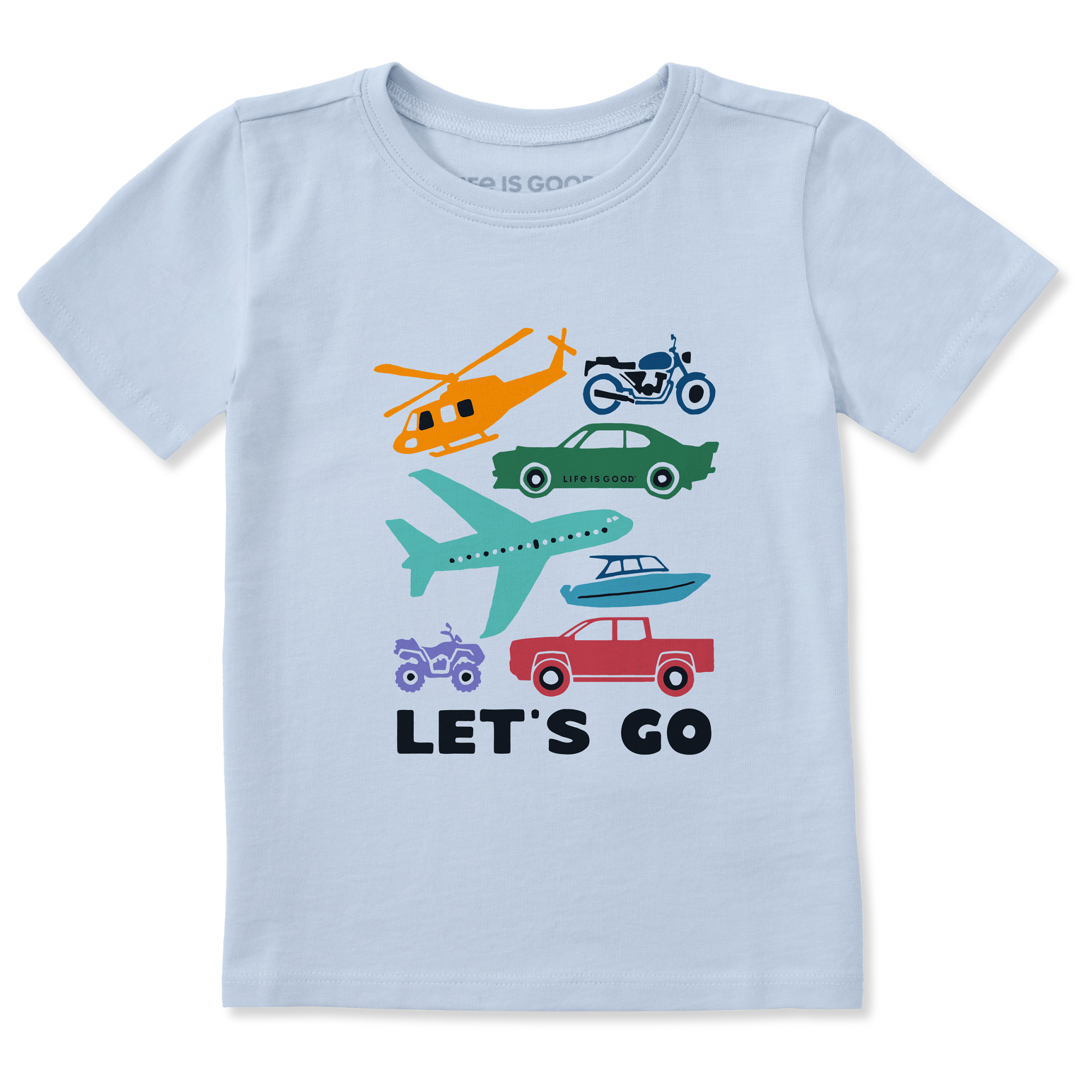 Toddler Crusher Tee - Let's Go Vehicles