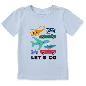 Toddler Crusher Tee - Let's Go Vehicles