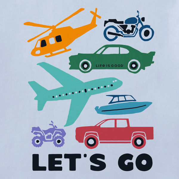 Toddler Crusher Tee - Let's Go Vehicles