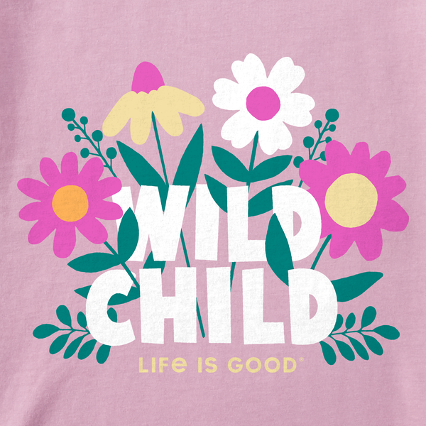 Toddler Crusher Tee - Wild Child Flowers