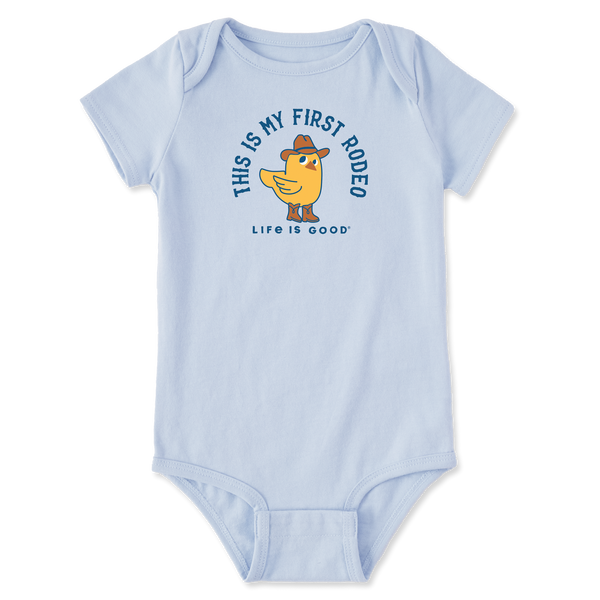 Baby Bodysuit - First Rodeo Chicken