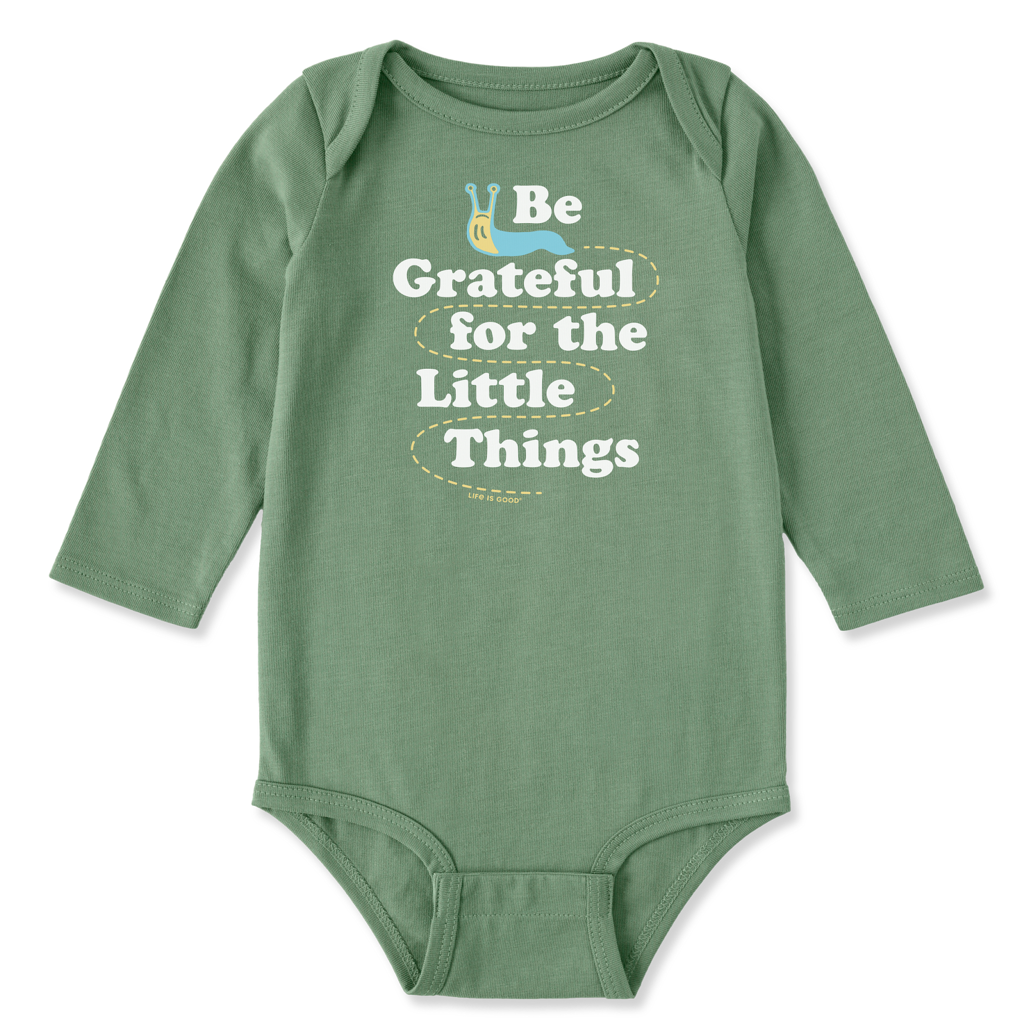 Baby Long Sleeve Bodysuit -  Be Grateful for the Little Things