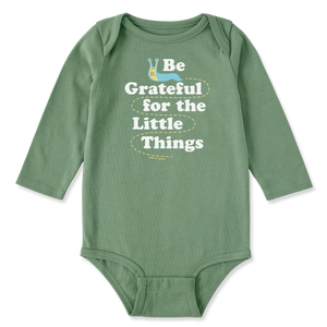 Baby Long Sleeve Bodysuit -  Be Grateful for the Little Things