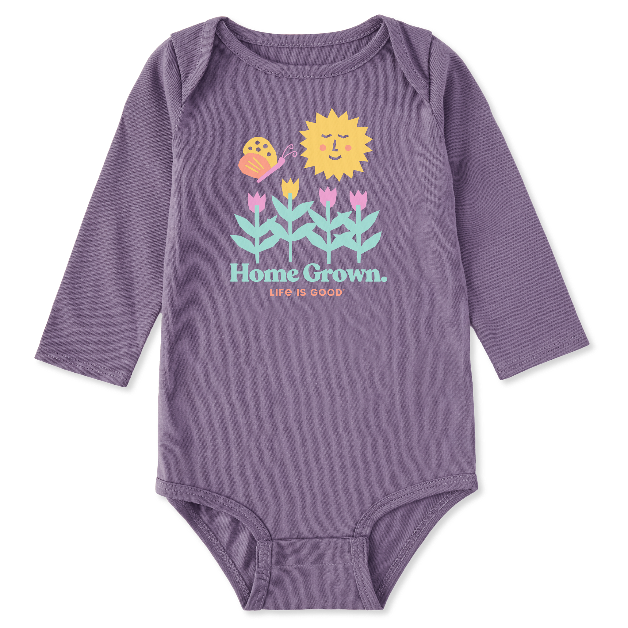 Baby Long Sleeve Bodysuit - Home Grown Garden