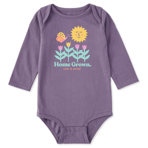 Baby Long Sleeve Bodysuit - Home Grown Garden