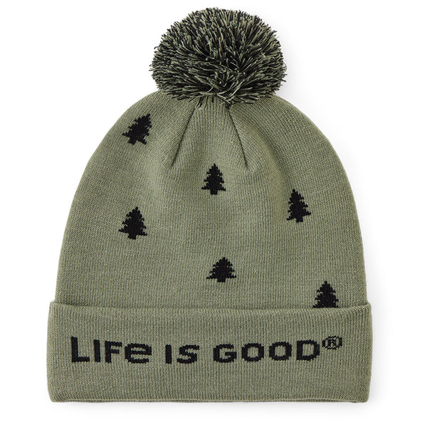 Chill Toque - Pine Tree Pattern - Life is Good Westport, Canada
