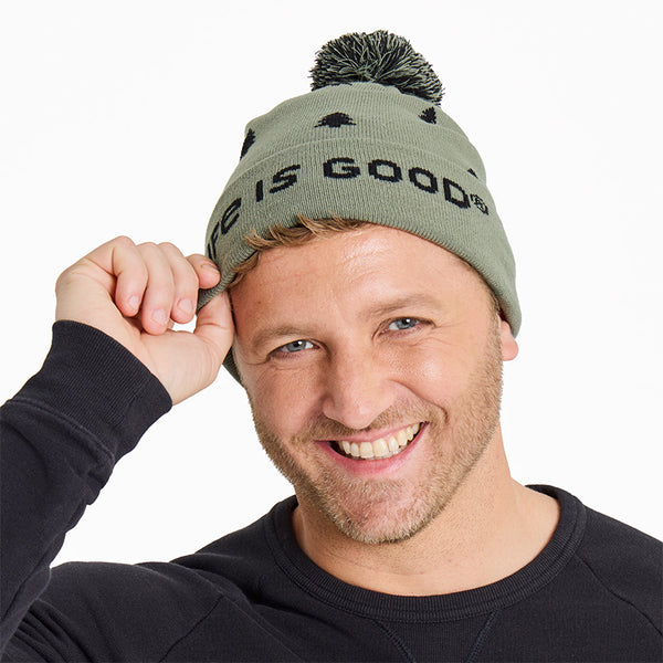 Chill Toque - Pine Tree Pattern - Life is Good Westport, Canada