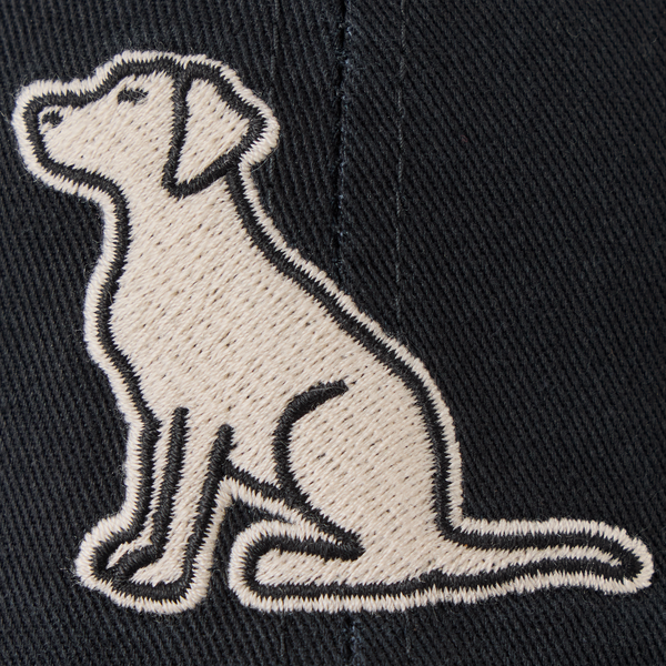 Chill Cap - Vintage Sitting Dog (Black)