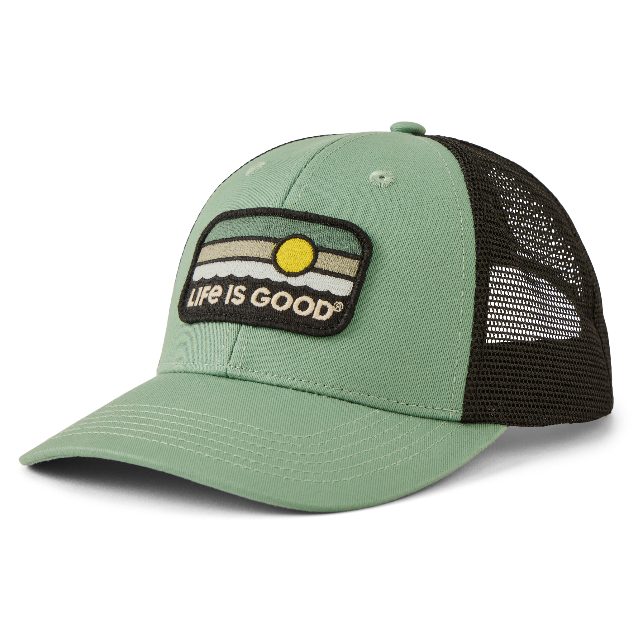 Trucker Hat - Sunrise Water Stripe