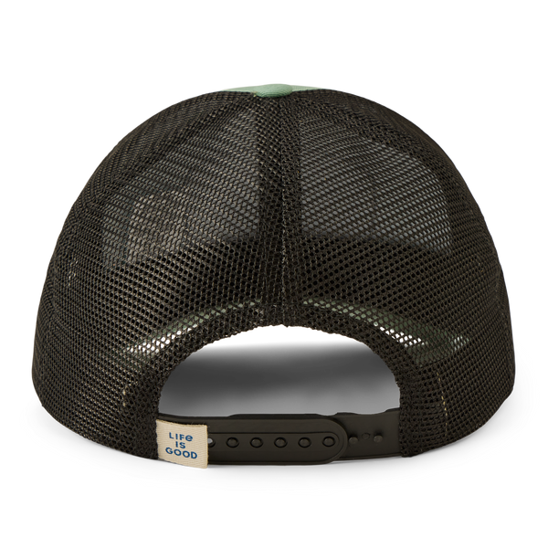 Trucker Hat - Sunrise Water Stripe