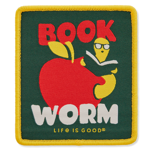 Woven Patch - Book Worm