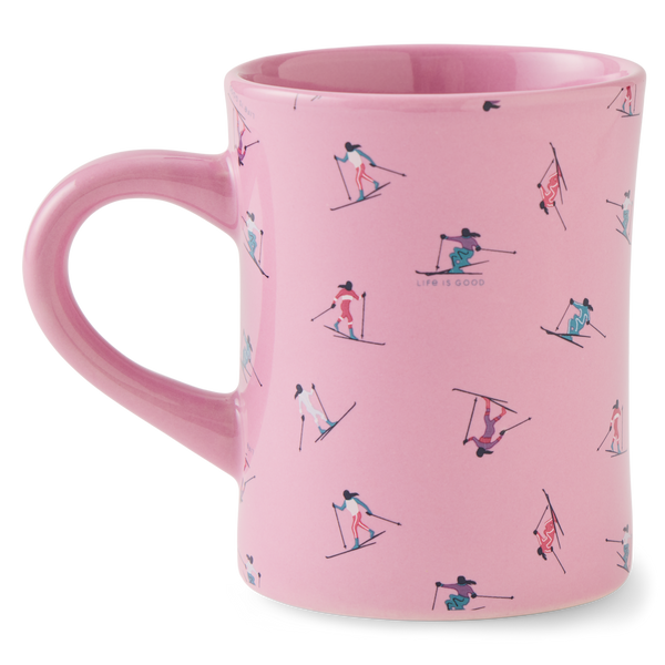 Diner Mug - Ski Ya Later Pattern