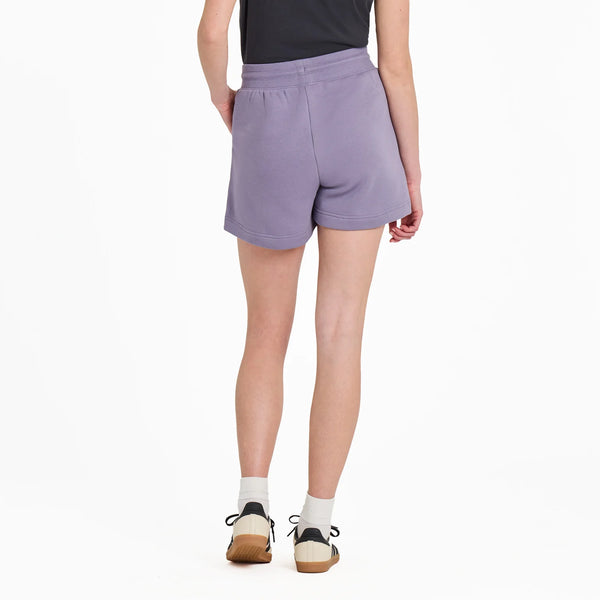 Women's Good Vibes Fleece Short - Dusk Purple - Life is Good Westport, Canada