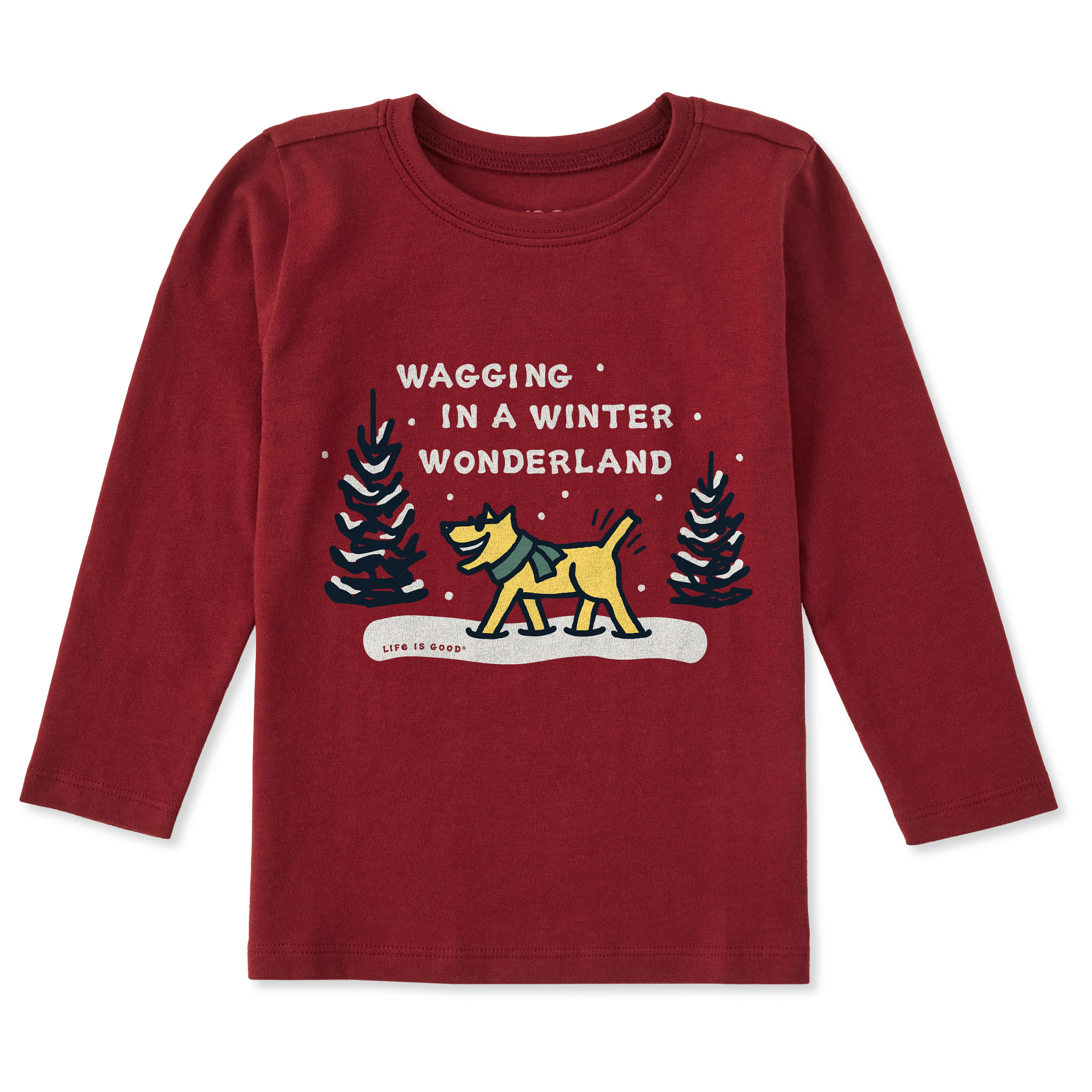 Toddler Crusher Long Sleeve Tee - Wagging Wonderland