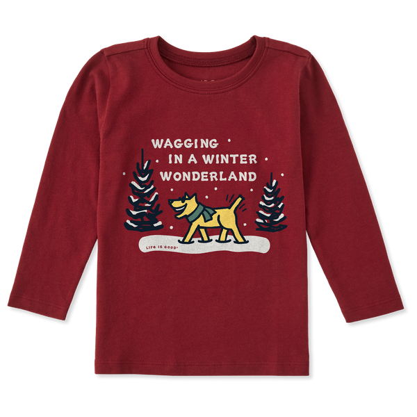 Toddler Crusher Long Sleeve Tee - Wagging Wonderland