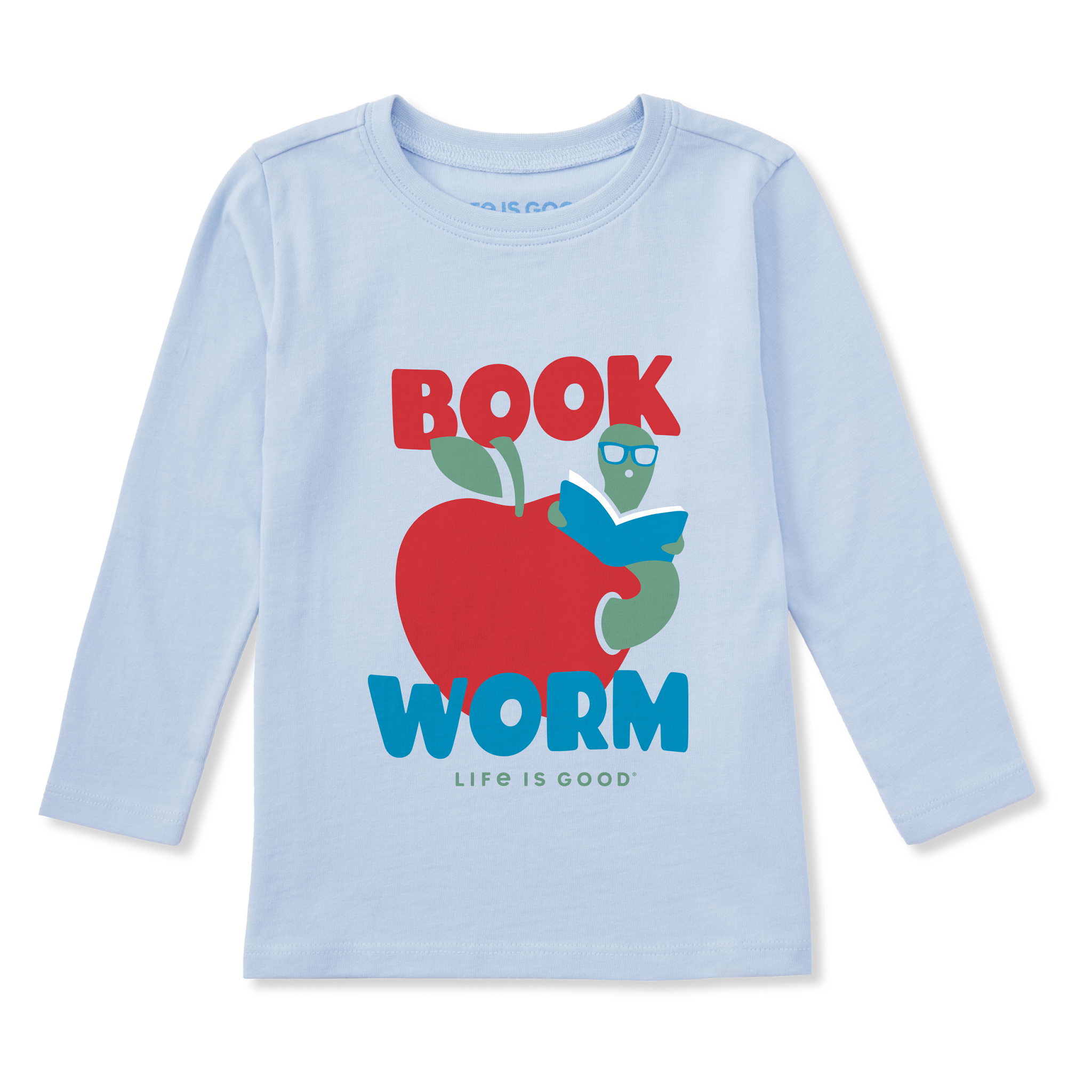 Toddler Crusher Long Sleeve Tee - Book Worm
