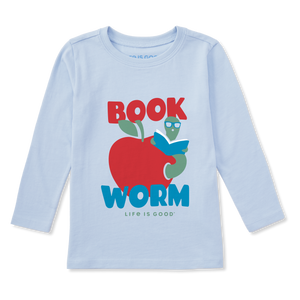 Toddler Crusher Long Sleeve Tee - Book Worm