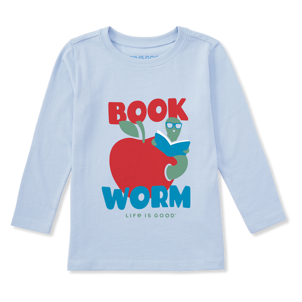 Toddler Crusher Long Sleeve Tee - Book Worm