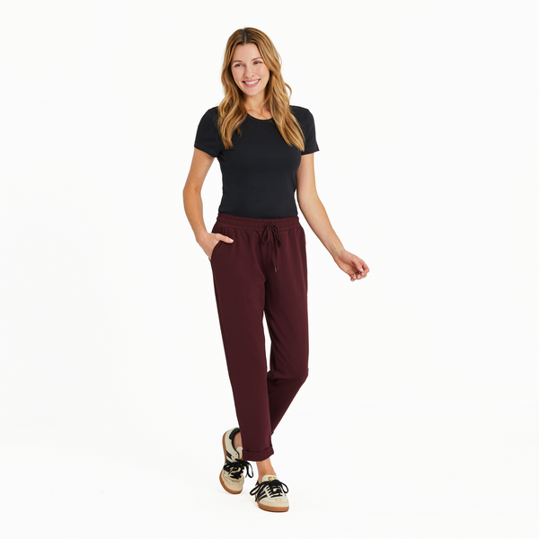Women's Crusher-Flex Pant - Solid Deep Burgundy
