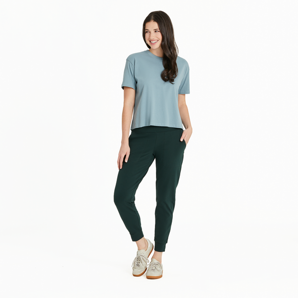 Women's Crusher-Flex Jogger - Treeline Green