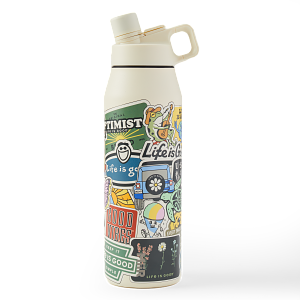 32 oz. Wide Mouth Bottle - Sticker Collage