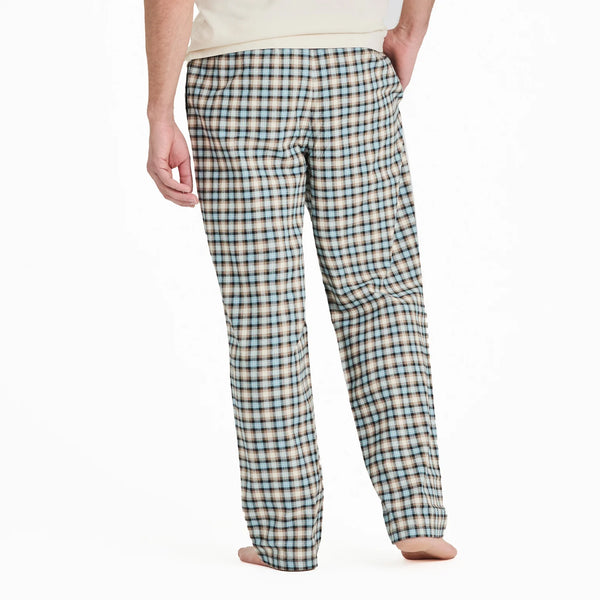Men's Classic Sleep Pants - Putty Check Plaid Classic