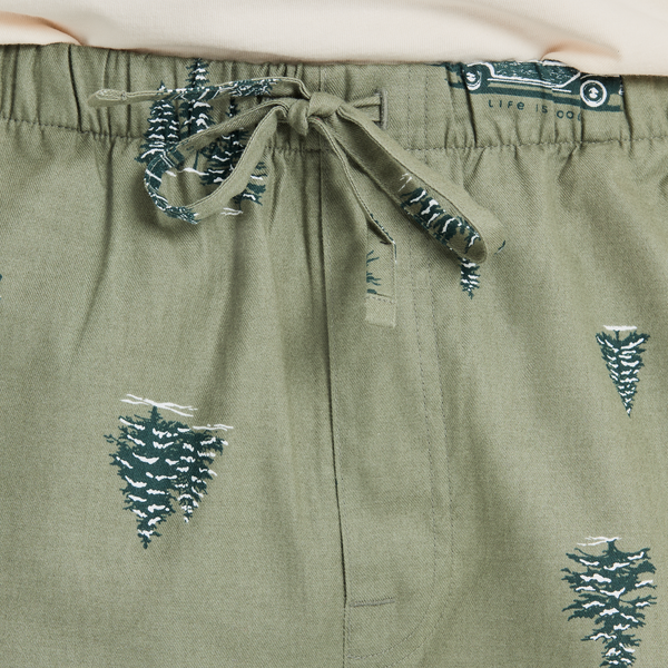 Men's Classic Sleep Pants - Christmas Tree Car