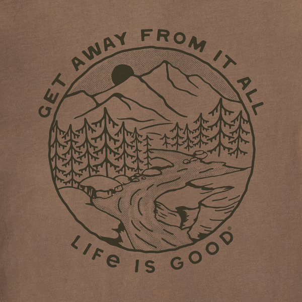Men's Crusher Tee - Get Away From It All - Life is Good Westport, Canada
