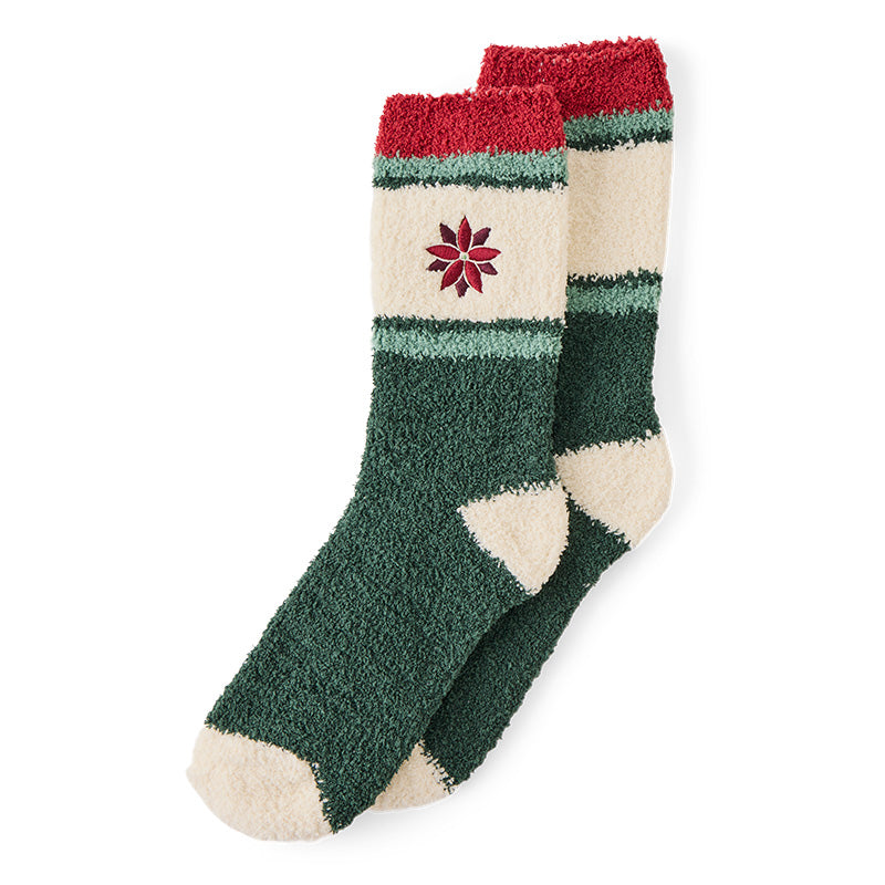 Adult Unisex Snuggle Sock - Treeline Green