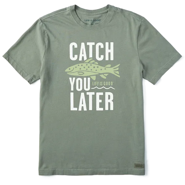 Men's Crusher Tee - Catch You Later (Fish) - Life is Good Westport, Canada