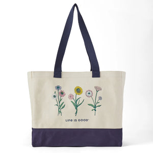 Canvas Tote-Botanical Flower GWP May 2025