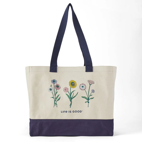 Canvas Tote-Botanical Flower GWP May 2025