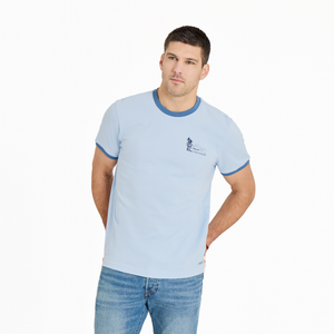 Men's Crusher Ringer Tee - Mountain Landscape
