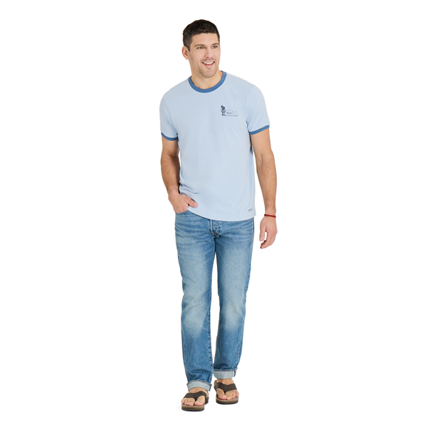 Men's Crusher Ringer Tee - Mountain Landscape