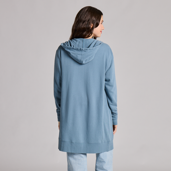 Women's French Terry Beyond Hip Hoodie - Slate Blue