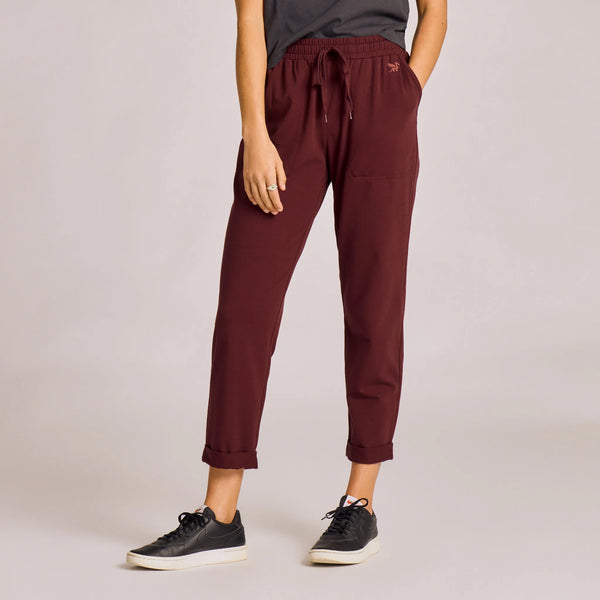 Women's Crusher-Flex Pant - Solid Dark Burgandy