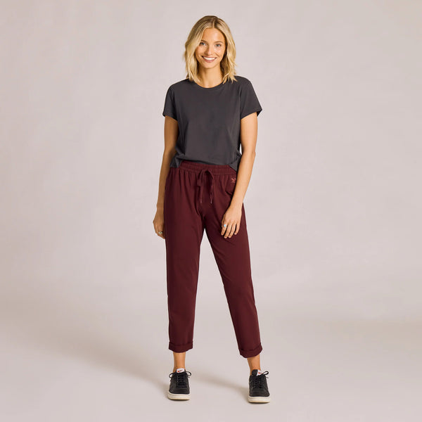 Women's Crusher-Flex Pant - Solid Dark Burgandy