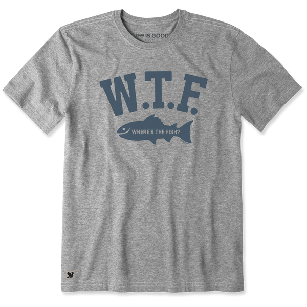 Men's Crusher Tee - W.T.F. Fish - Life is Good Westport, Canada