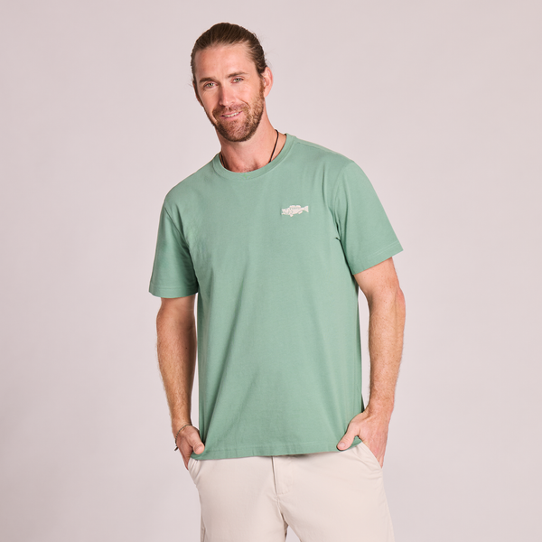 Men's Crusher Tee - Bass Fish - Life is Good Westport, Canada