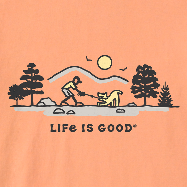 Men's Crusher Tee - Tug of War Vista - Life is Good Westport, Canada