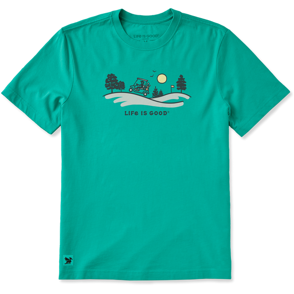 Men's Crusher Tee - Golf Cart Vista - Life is Good Westport, Canada